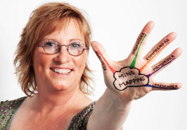 Fabienne De Broeck, experte en mind mapping et co-organisatrice du colloque